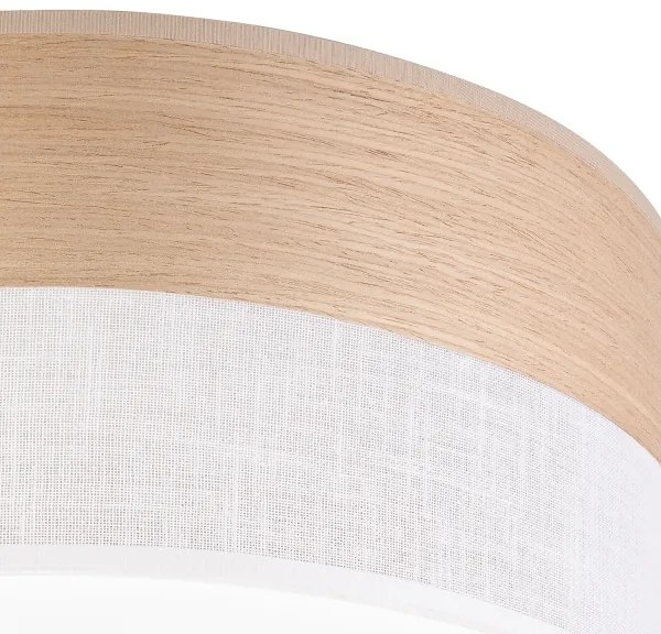 Plafonieră LED SIRJA WOOD LED/36W/230V d. 45 cm alb/stejar