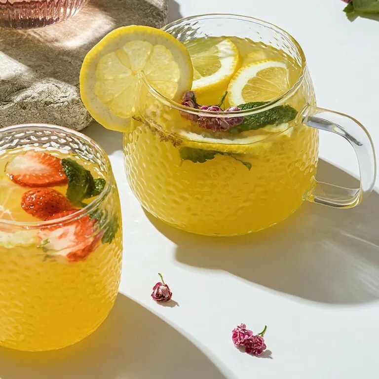 Florina Pahar de sticlă Savia 500 ml, 2 bucăți