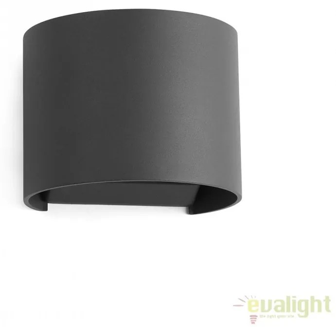 Aplica de perete LED exterior IP54 stil decorativ SUNSET neagra 70687