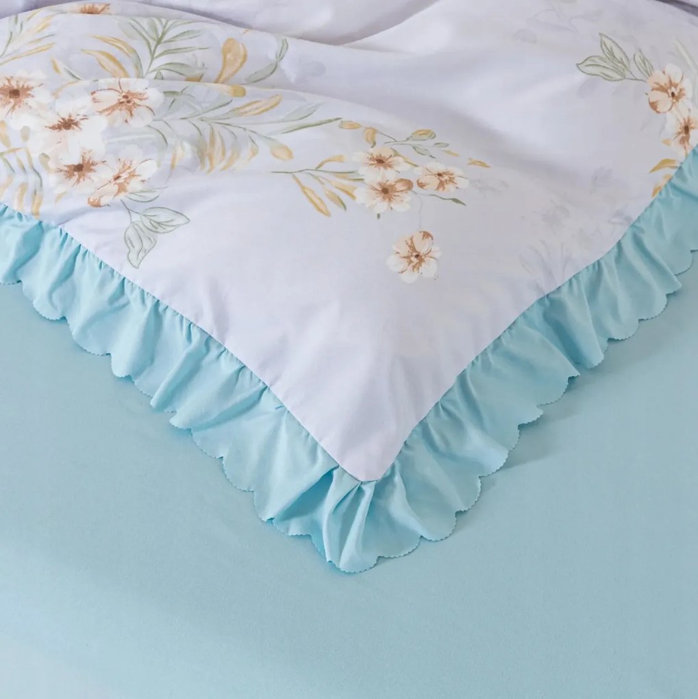 Lenjerie de pat din microfibra ALUNEA albastru deschis Dimensiune lenjerie de pat: 70 x 80 cm | 140 x 200 cm