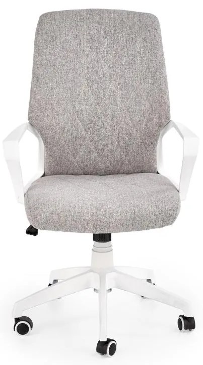 Scaun de birou LONA, alb/gri deschis