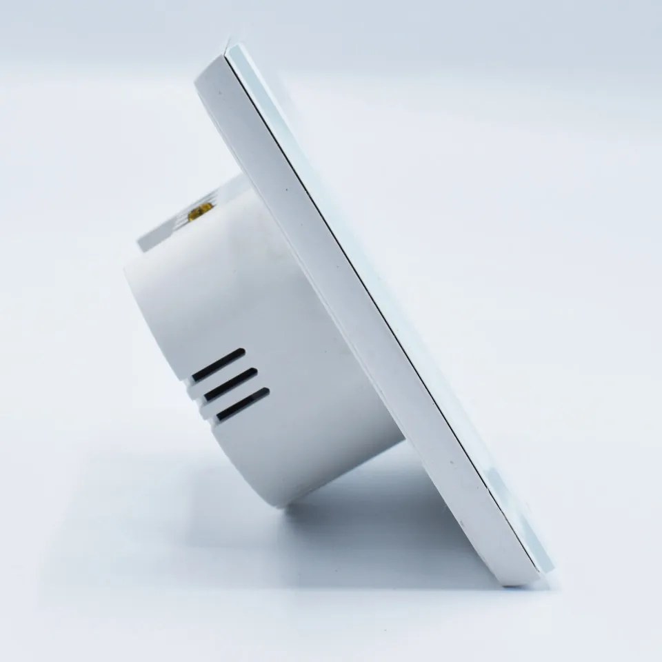 Intrerupator tip sonerie, sticla alba, 6A, V-TAC