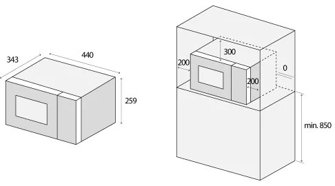 Cuptor cu microunde Concept MT2020WH 700W/230V 20 l alb