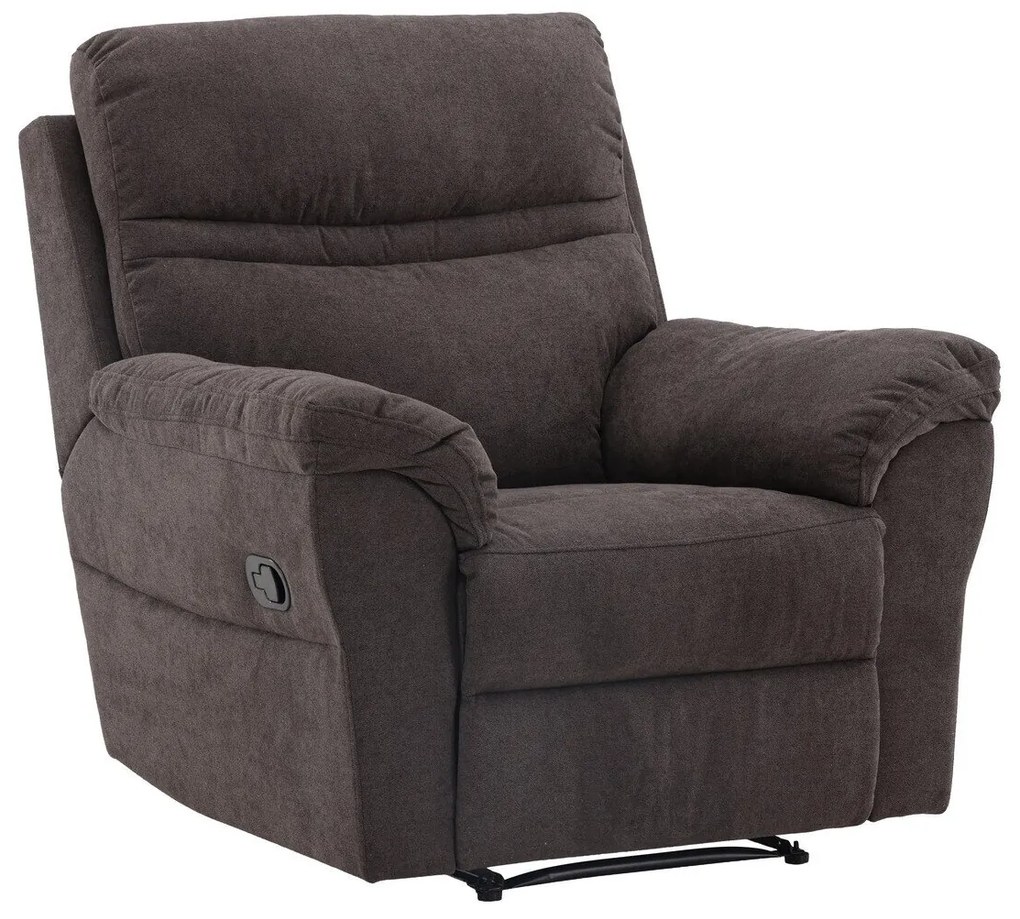 Fotoliu recliner Dallas 4363102x96x96cm, 37 kg, Maro, Tapiterie