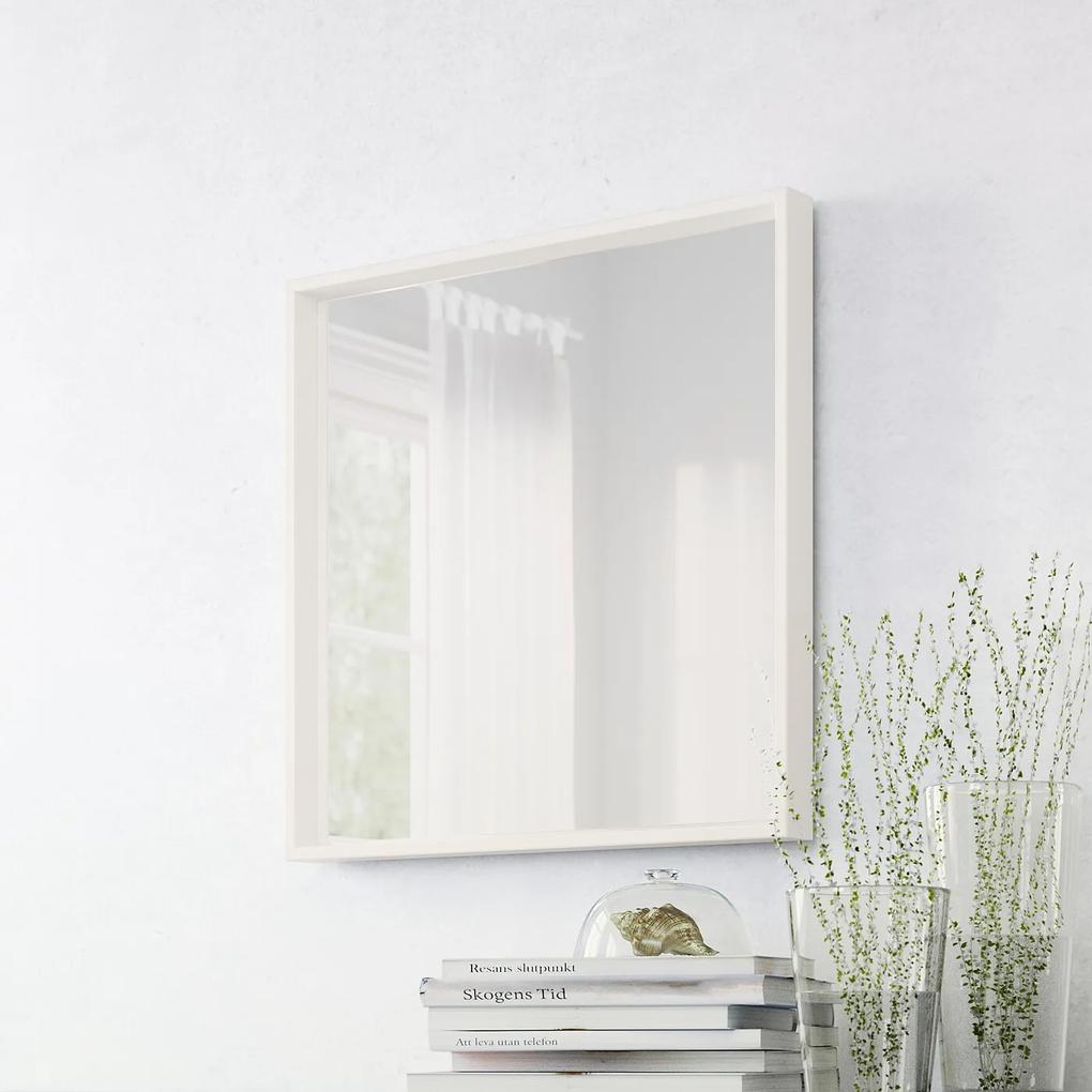 Oglinda, alba 65x65 cm