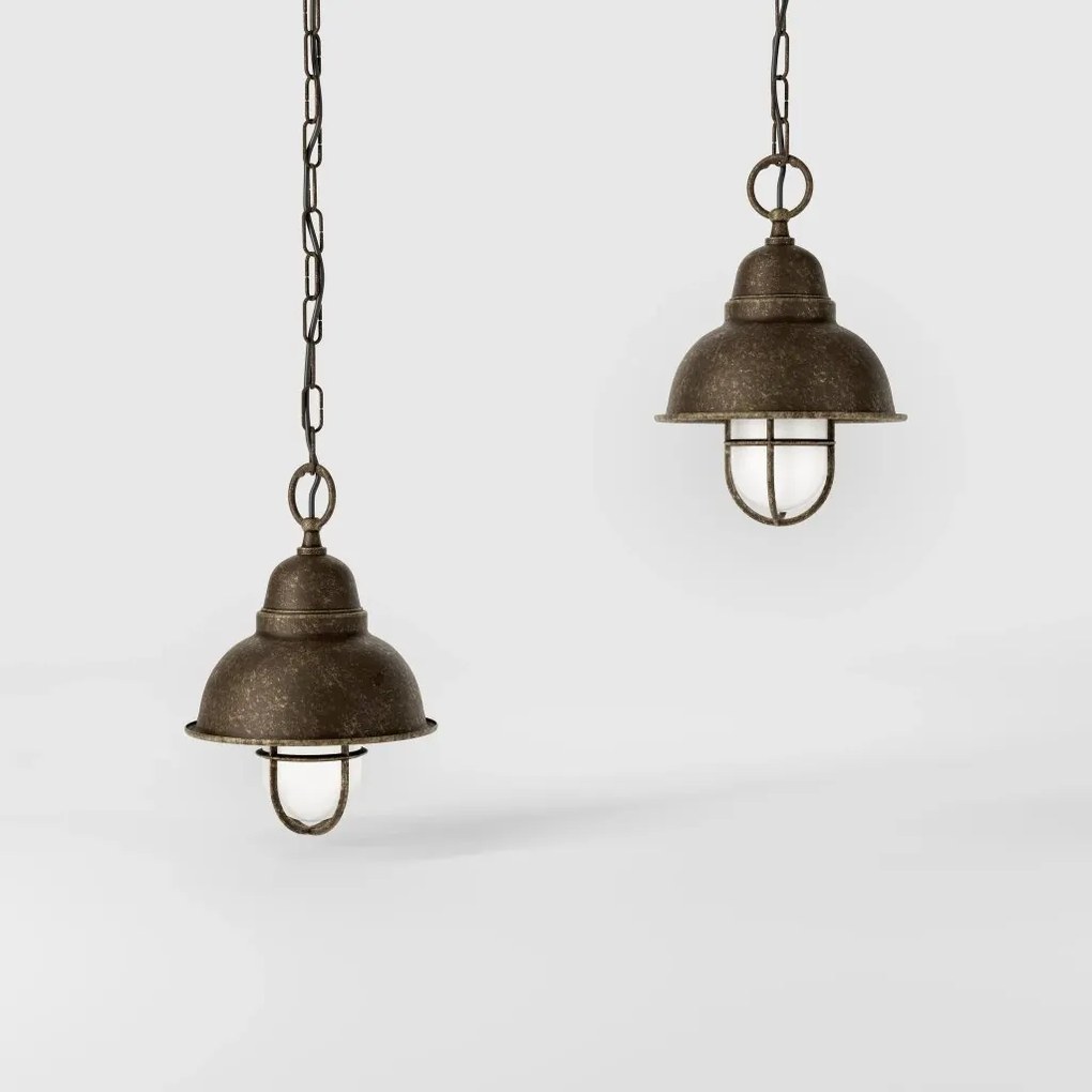 Pendul, Lustra exterior design industrial Chronos 22cm