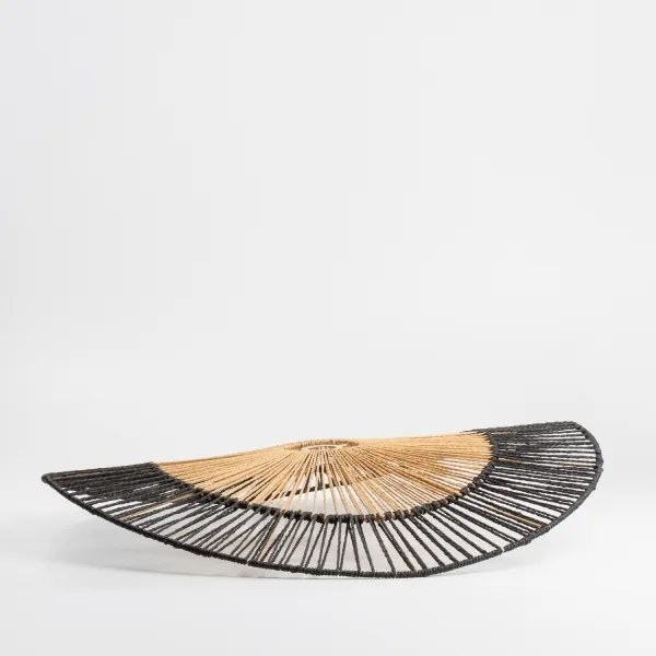 Abajur universal KERIA, Ø 50 cm, maro/negru