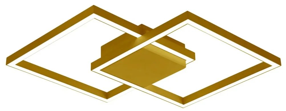 Lustra LED design modern geometric Erick auriu