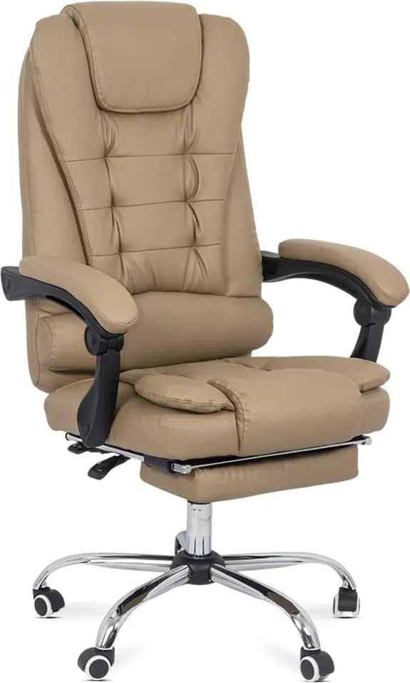 Scaun directorial cu suport de picioareOFF 418 crem