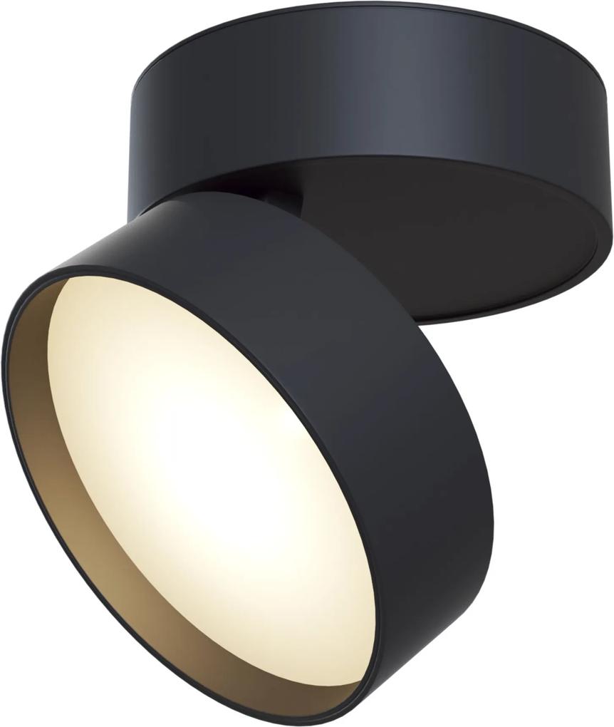 Corp iluminat spot LED directionabil metal negru Onda