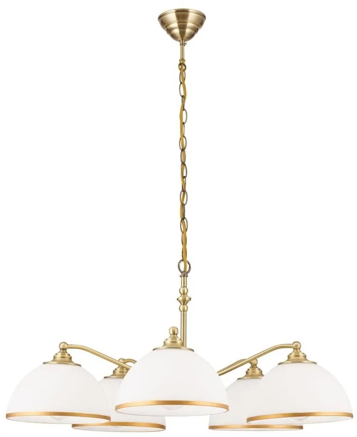 Lustra suspendata stil clasic OLD LAMP 5L patina