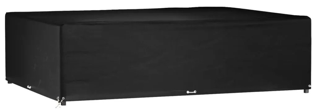 vidaXL Husă pentru mobilier grădină, 16 ocheți, 300x200x75 cm, pătrat