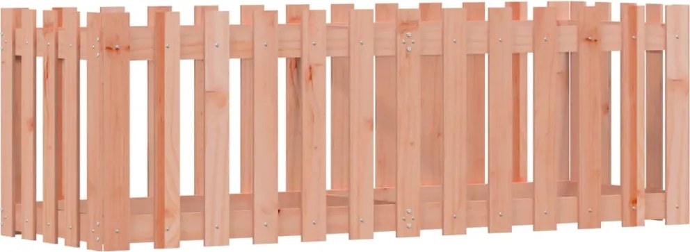 vidaXL Pat înălțat grădină cu design gard 150x50x50 cm lemn douglas