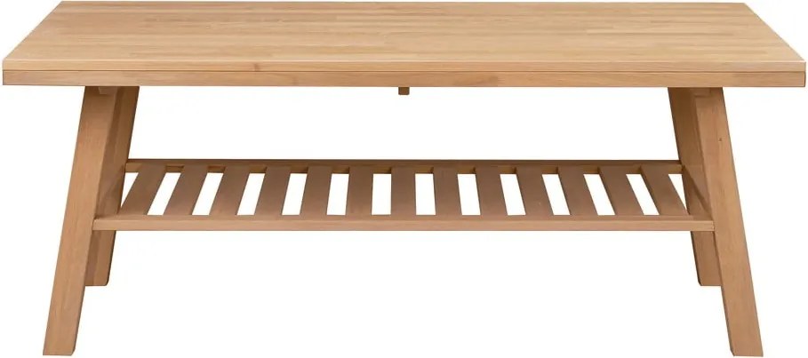 Măsuță de cafea din lemn de stejar Rowico Brooklyn, 130 x 75 cm