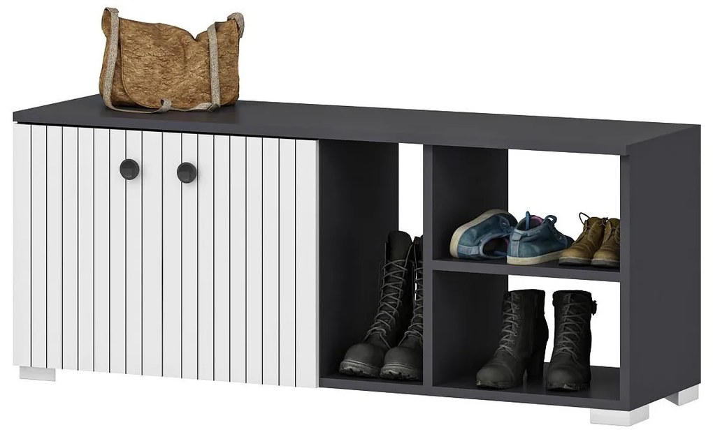 Pantofar Vabite 2 (antracit + alb) . 1094587