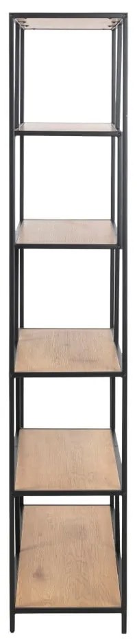 Bibliotecă în decor de stejar sălbatic Actona Seaford, 185 x 114 cm