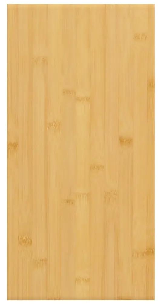 352732 vidaXL Raft de perete, 40x20x4 cm, bambus