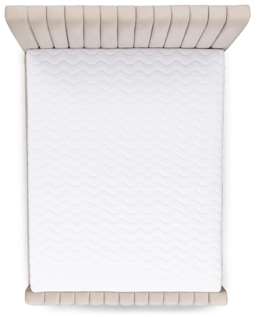 Pat tapițat dormitor Nicole 140x200 cu spațiu de depozitare - Velluto 2