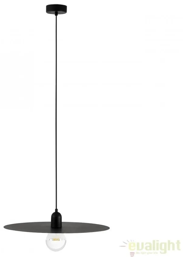 Pendul design modern minimalist PLAT negru 68145