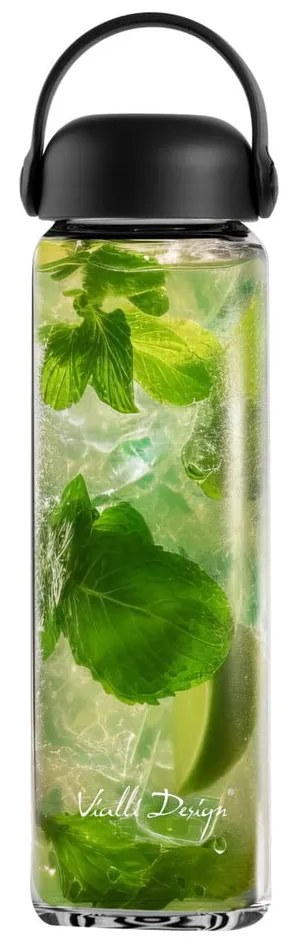 Sticlă neagră din sticlă 540 ml Fuori – Vialli Design