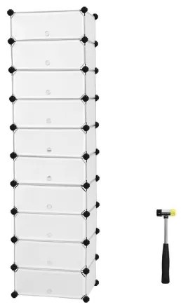 Raft modular cu sertare BOXIFY, alb