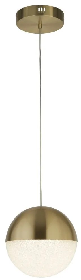 Lustra, Pendul LED Marbles alama satinata