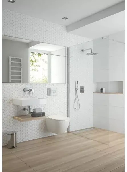 Furtun de dus Deante extensibil platina 150 cm