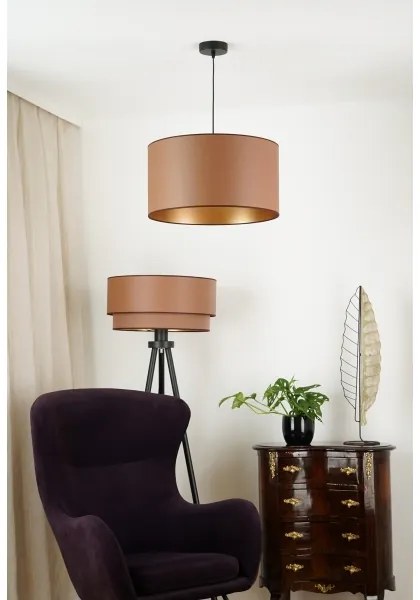 Brilagi - Pendul OREGON ROLLER VEGE 1xE27/15W/230V pr. 45 cm maro