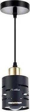 Pendul pe cablu ELEN 1xE27/35W/230V negru/auriu