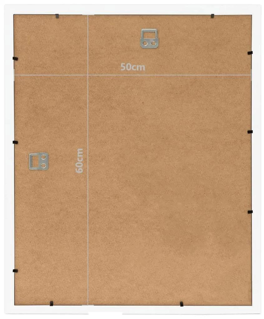 Rame foto colaj pentru perete masa, 3 buc., alb, 50x60 cm, MDF 3, Alb, 50 x 60 cm
