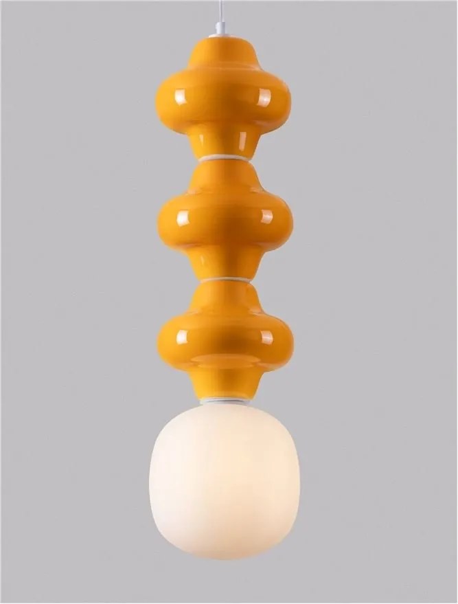 Pendul ceramic design modern CHIC portocaliu