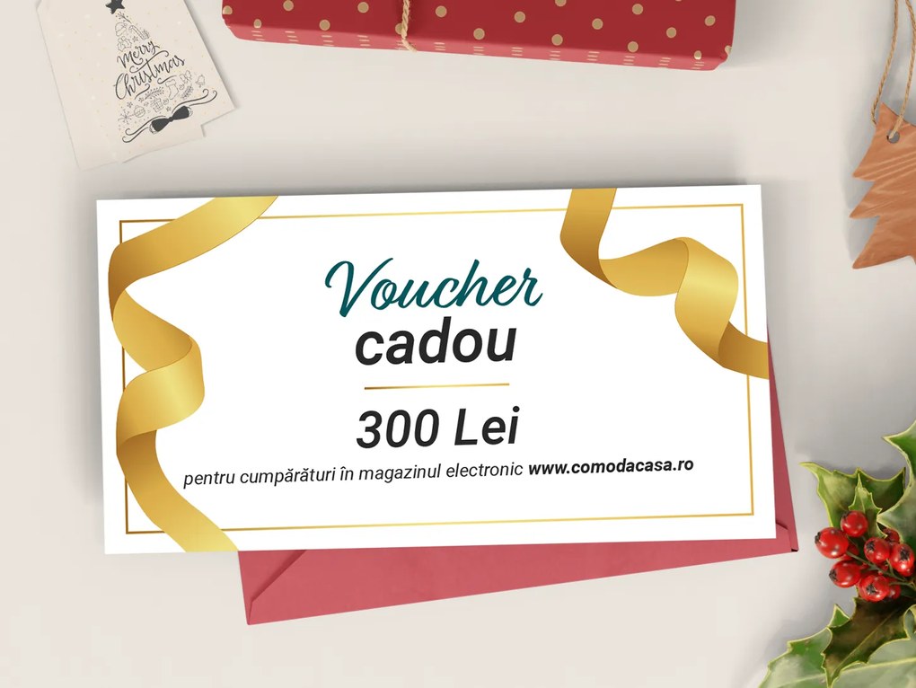 Voucher cadou pentru 300 Lei Formular cupon: Electronic