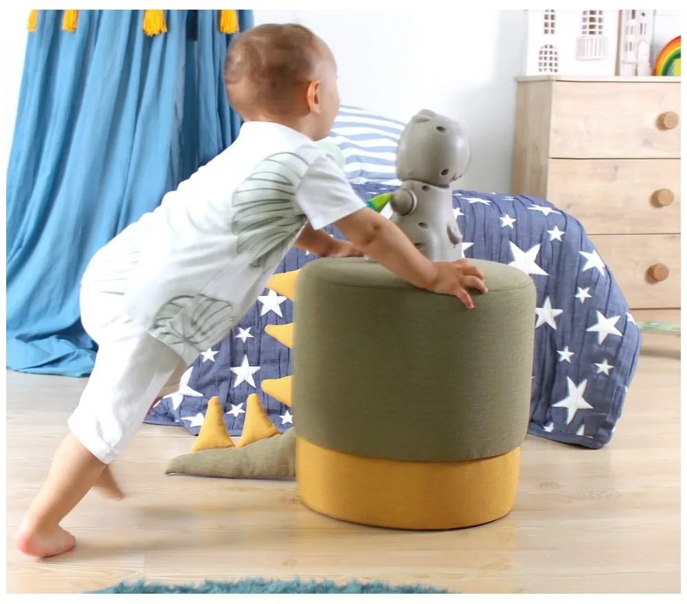 Puf de copii verde Moouv – Artie