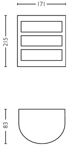Aplică LED de exterior PYTHON LED/6W/230V 2700K IP44 Philips
