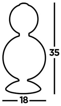 Lampă LED de masă SNOWBALL LED/15W/230V Searchlight EU51021-2CC