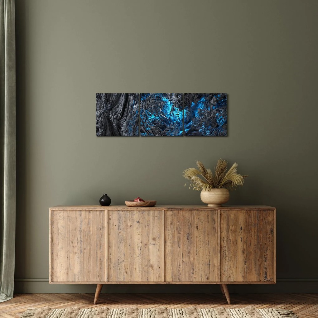 Tablou - O privire înăuntru (cu ceas) (90x30 cm)