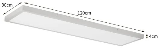 Brilagi - Lampă LED pentru baie FRAME LED/50W/230V 3000/4000/6000K 120x30 IP44