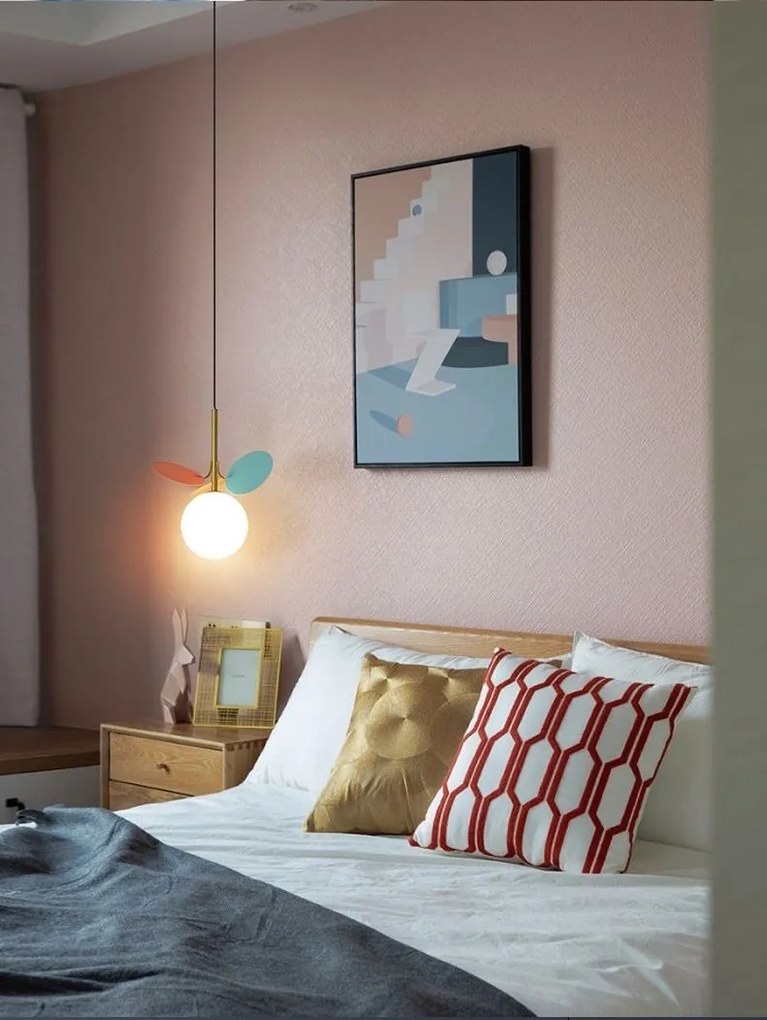Lustra Tip Pendul Cu Petale Colorate