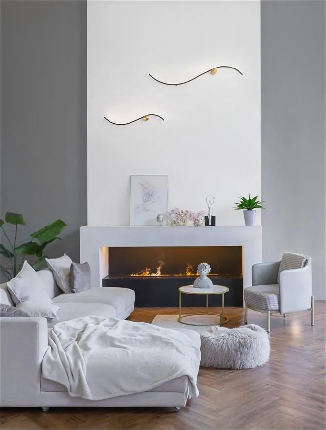 Aplica de perete cu lumina ambientala LED Wave