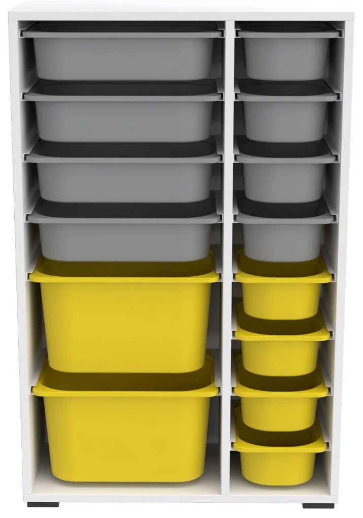 Organizator jucării Dremonka 7 (alb + Gri + galben). 1124308