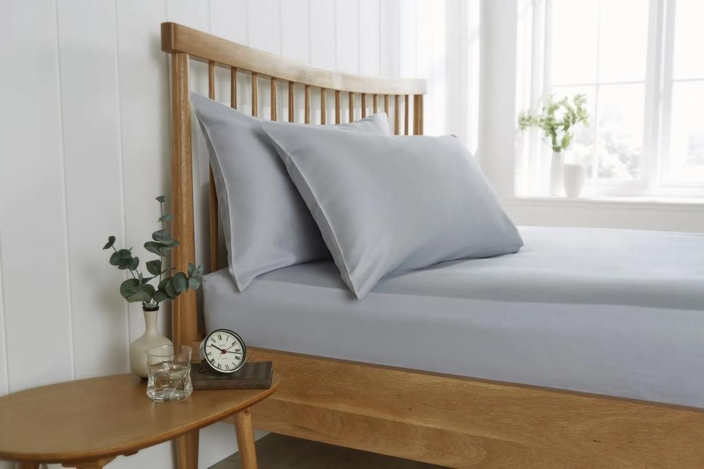 Cearceaf de pat cu elastic, 200TC - Grey