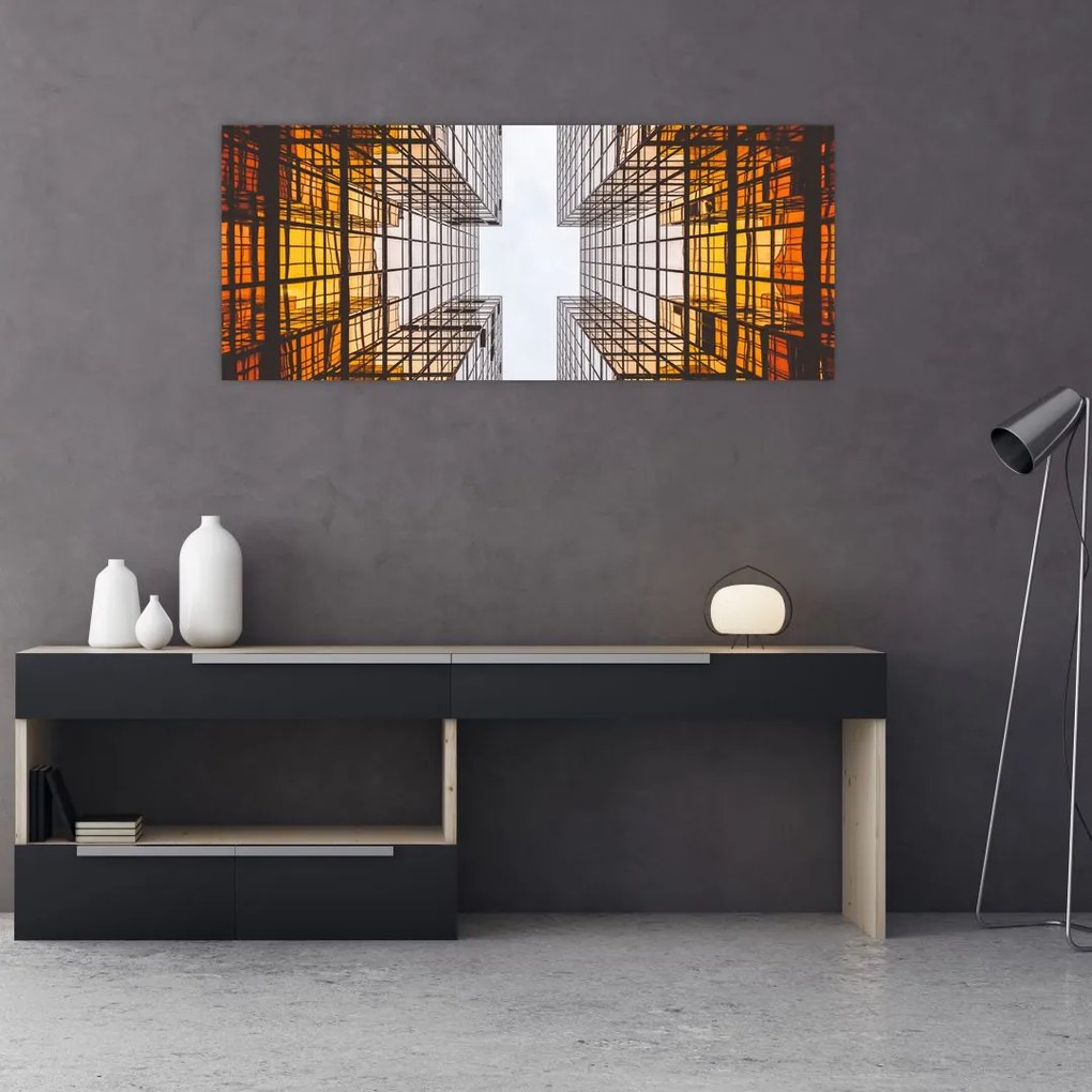 Tablou cu zgârie norii (120x50 cm)