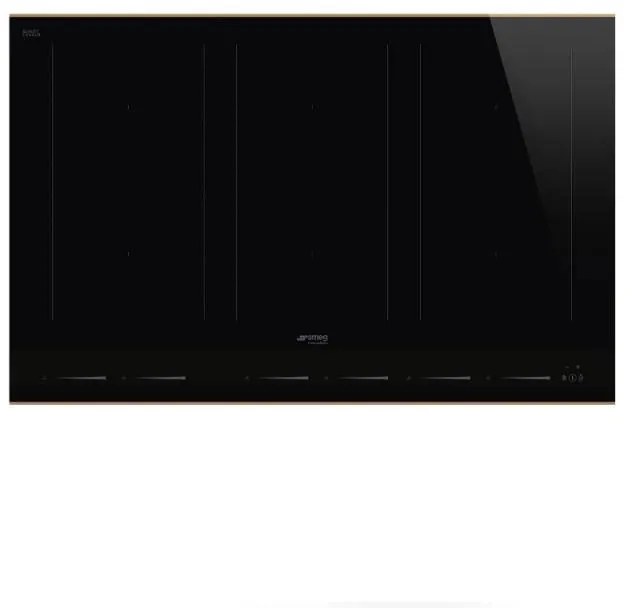 Plita incorporabila cu inductie Smeg SIM6864R, 80 cm latime