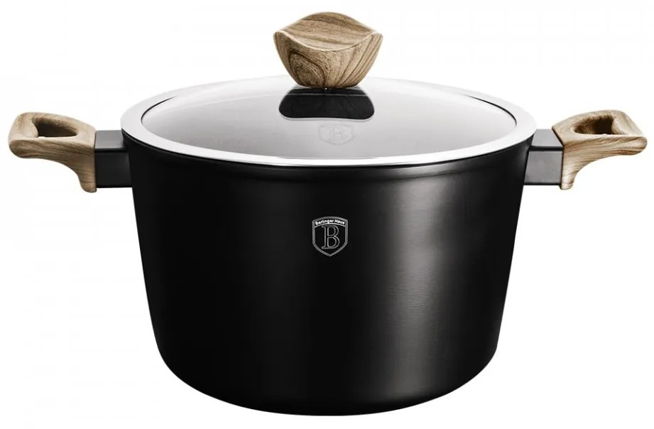 Oala cu capac pentru paste si orez 24 cm Ebony Maple Collection Berlinger Haus BH 1709