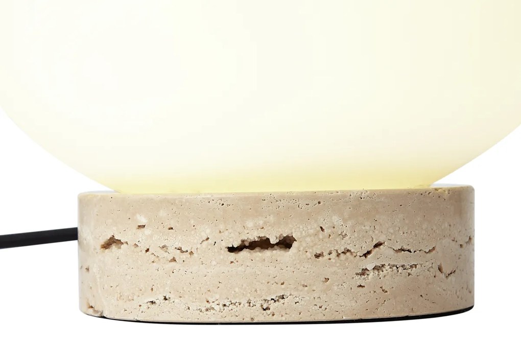 Lampă de masă Japandi bej cu sticlă opal - Sally