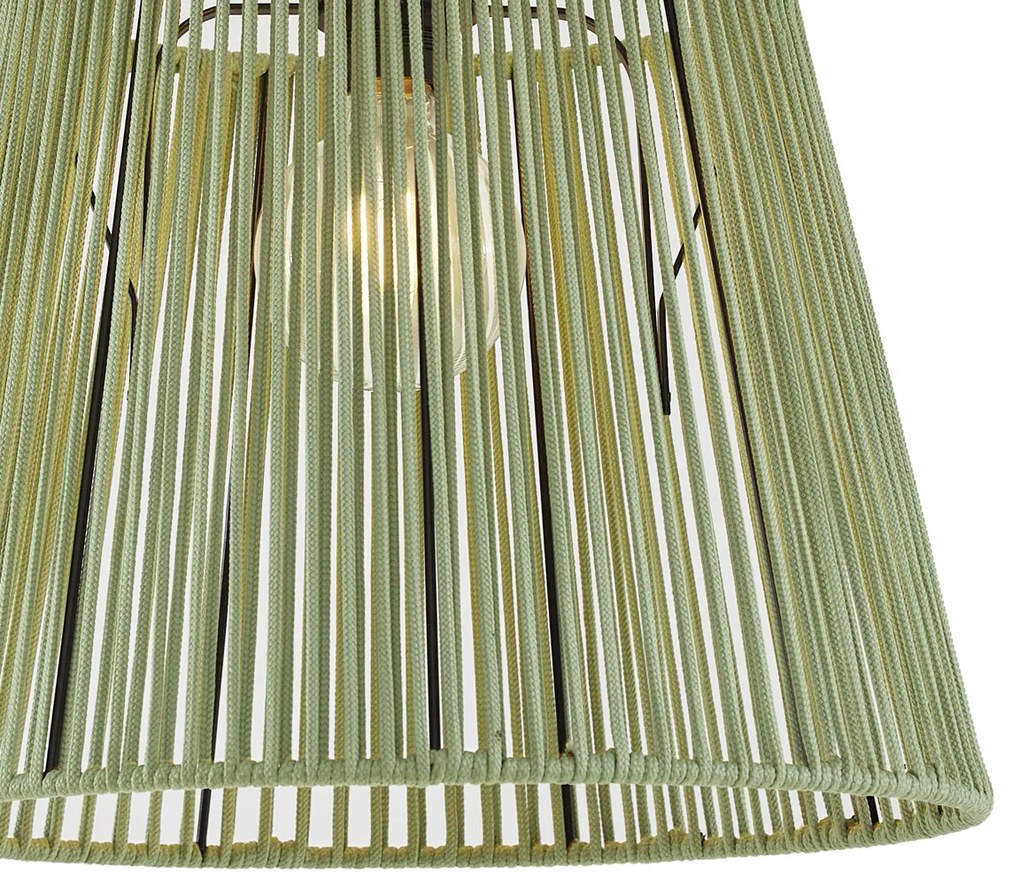 Plafonieră de exterior Japandi cu frânghie verde IP54 - Jayla