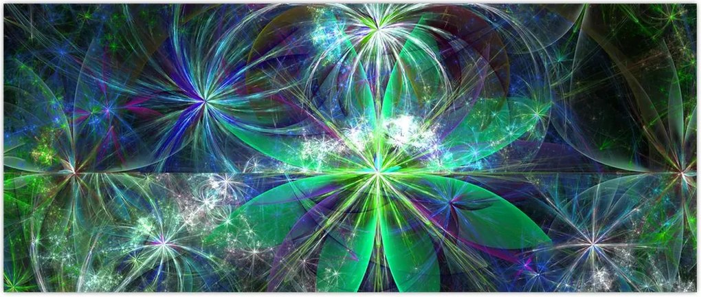 Tablou - Forme geometrice abstracte (120x50 cm)