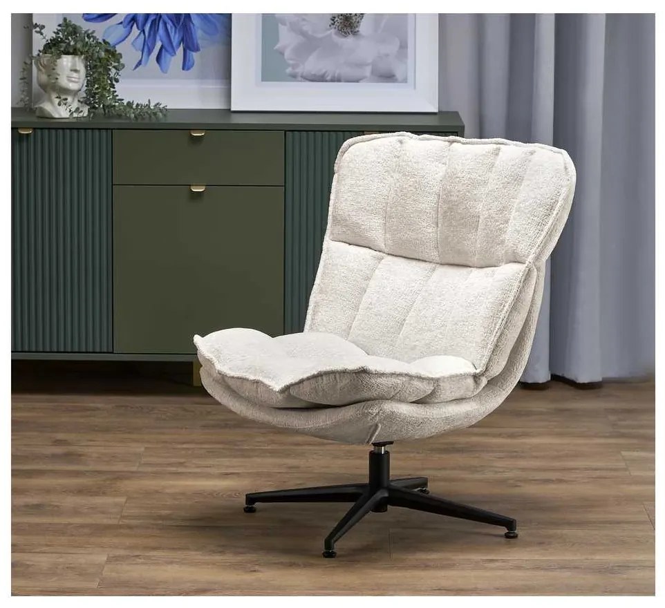 Fotoliu Snug, crem