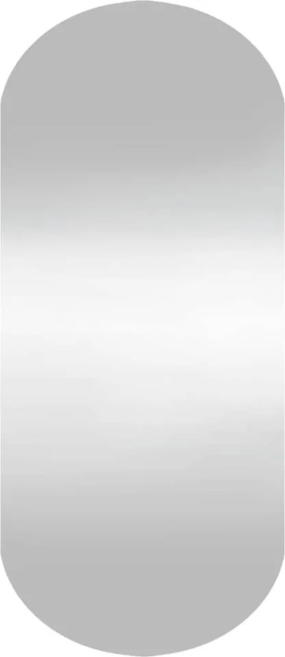 vidaXL Oglindă de perete, 25x60 cm, oval, sticlă