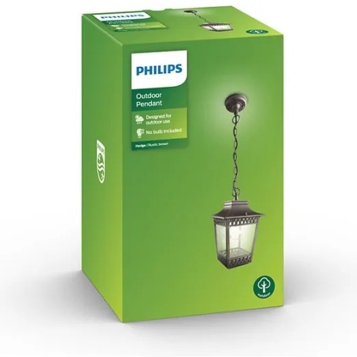 Lustră de exterior Philips 15406/86/PN HEDGE 1xE27/60W/230V IP44